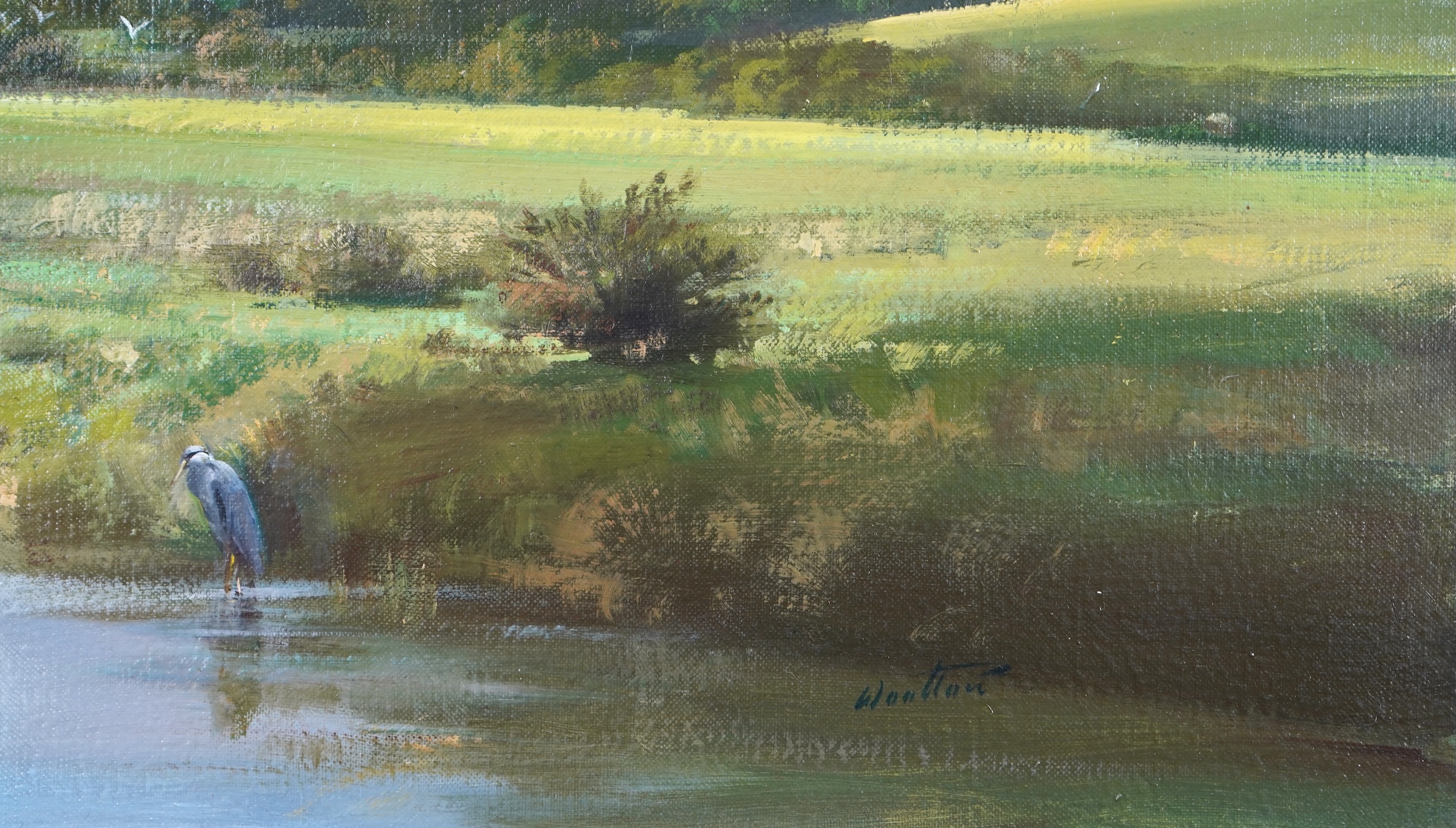 Frank Wootton, 1914-1998, 'High and Over and the River Cuckmere, Sussex'